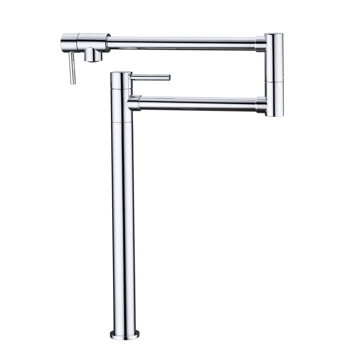 Folding Kitchen Faucet With Pot Shaped Filling And Extended Handle