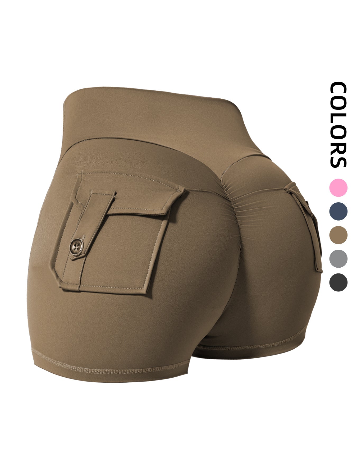 Women's Sports Shorts, High Waist Design, Soft And Comfortable, Suitable For Sports And Yoga, Can Effectively Control The Abdomen