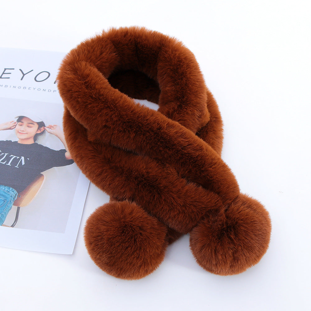 Double Sided Fur Eco-friendly Fur Scarf