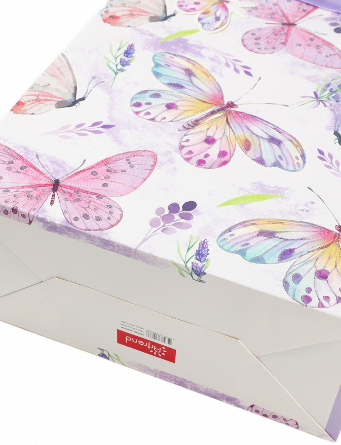 Set Of 12 Pieces Of Banmei Butterfly Pattern Gift Bag Tote Bag