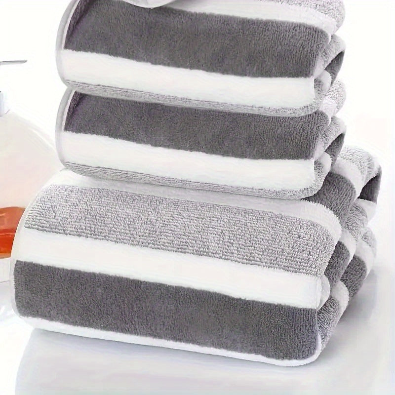 3 Piece Towel And Bath Towel Set, Super Soft Absorbent Bath Towel For Home And Hotel Shower Towel Bath Towel, New