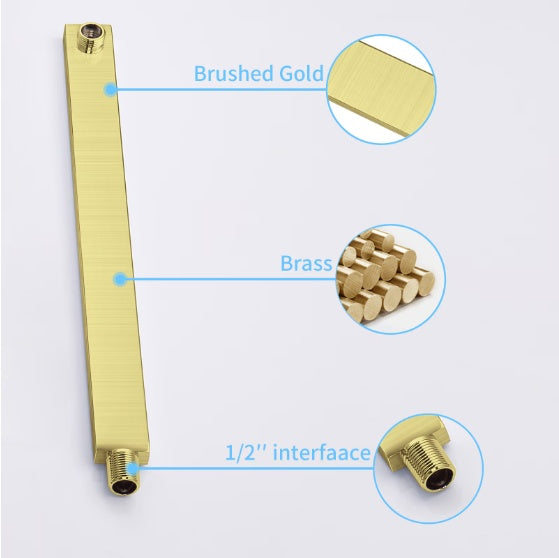 Shower System Shower Mixer Combo Set Wall-mounted