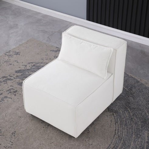 Modular Sofa Grayish Blue Chenille Fabric, Simple And Grand, The Seat And Back Is Very Soft. This Is Also A KNOCK DOWN Sofa