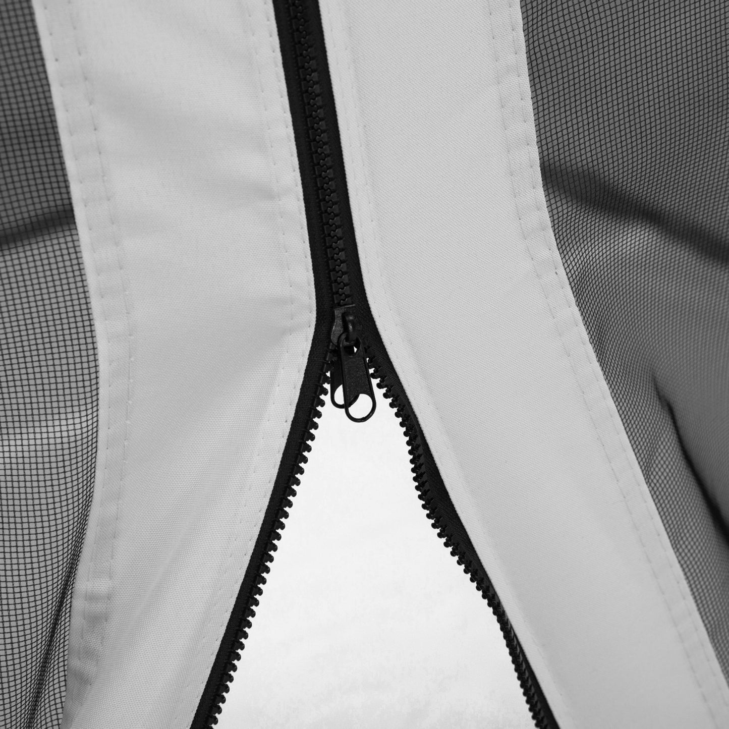 Outsunny 10' X 12' Replacement Mesh Sidewall Netting For Patio Gazebos And Canopy Tents With Zippers