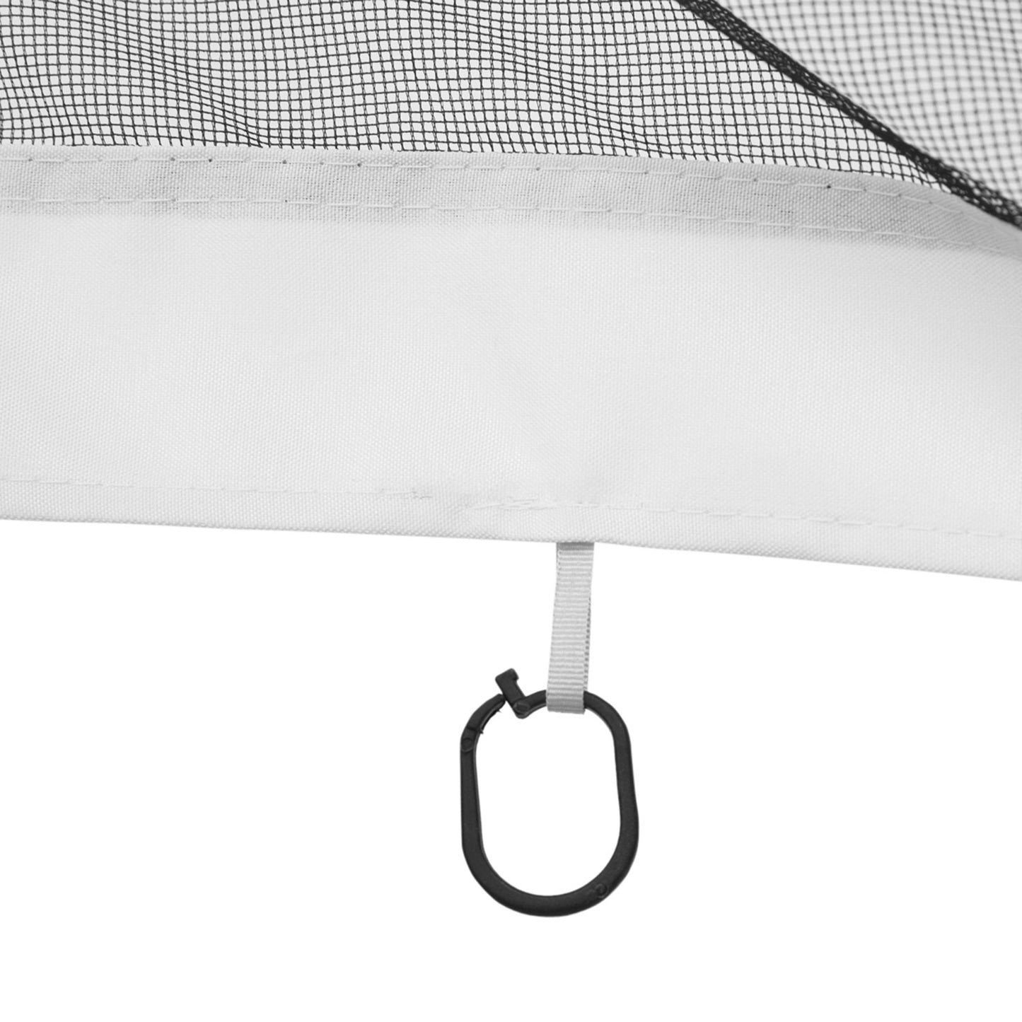 Outsunny 10' X 12' Replacement Mesh Sidewall Netting For Patio Gazebos And Canopy Tents With Zippers