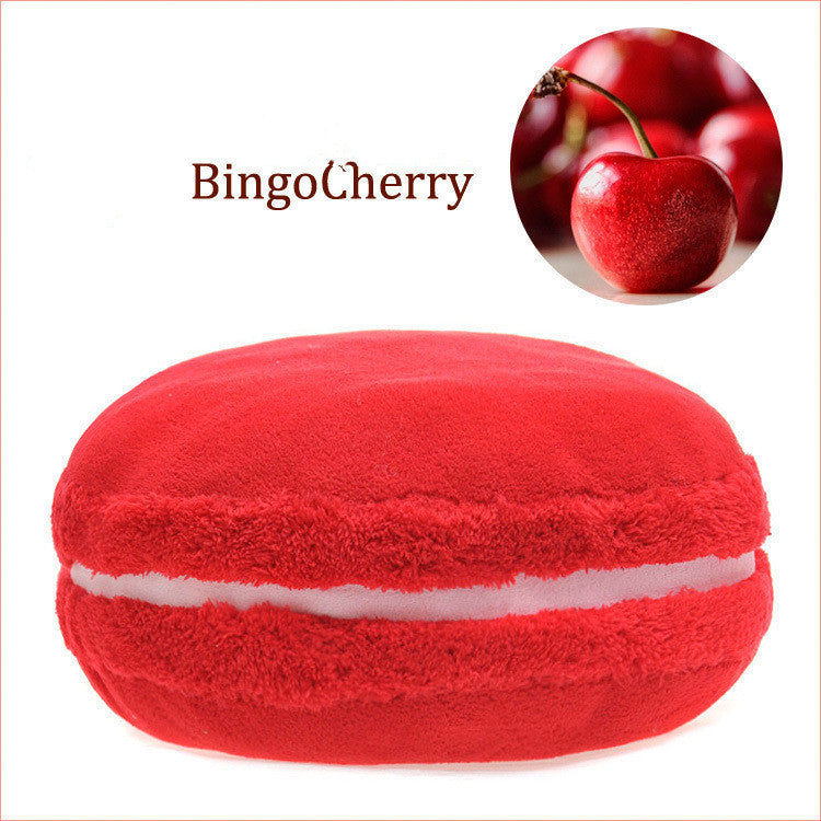 French Macaron Round Cake Creative Pillow Cushion