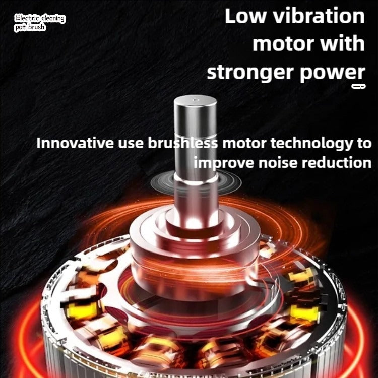 The Electric Cleaning Brush Is Equipped With A Variety Of Brush Heads, Which Can Be Flexibly Switched For Different Scenarios Such As Kitchens And Bathrooms To Meet Diverse Cleaning Needs