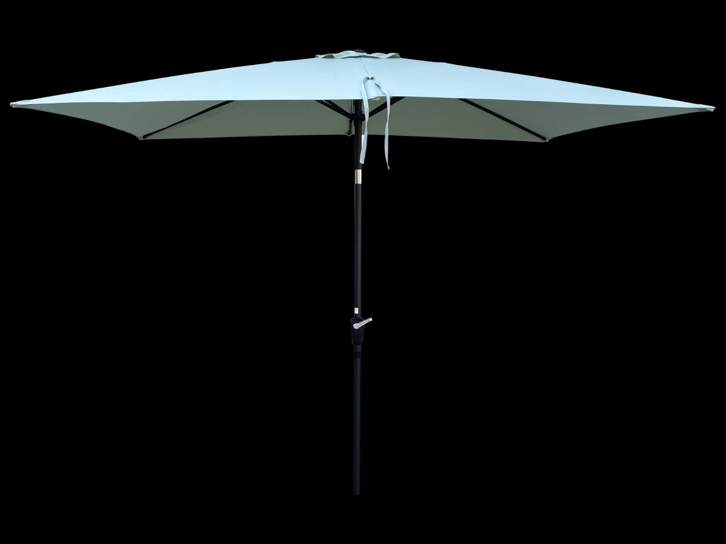 6 X 9ft Patio Umbrella Outdoor Waterproof Umbrella With Crank And Push Button Tilt Without Flap Fo