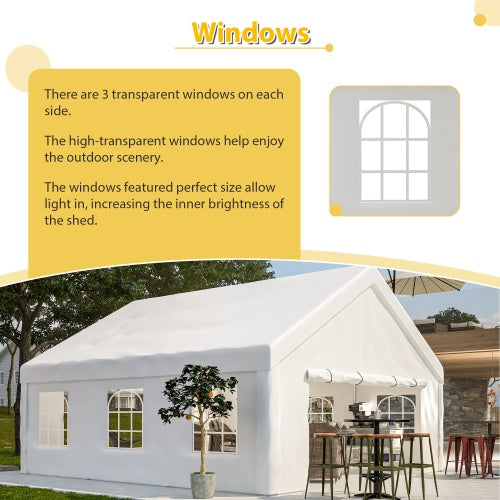 Comes With 2 Storage Bags And A Detachable Side Wall 20x20FT Heavy-duty Party Tent