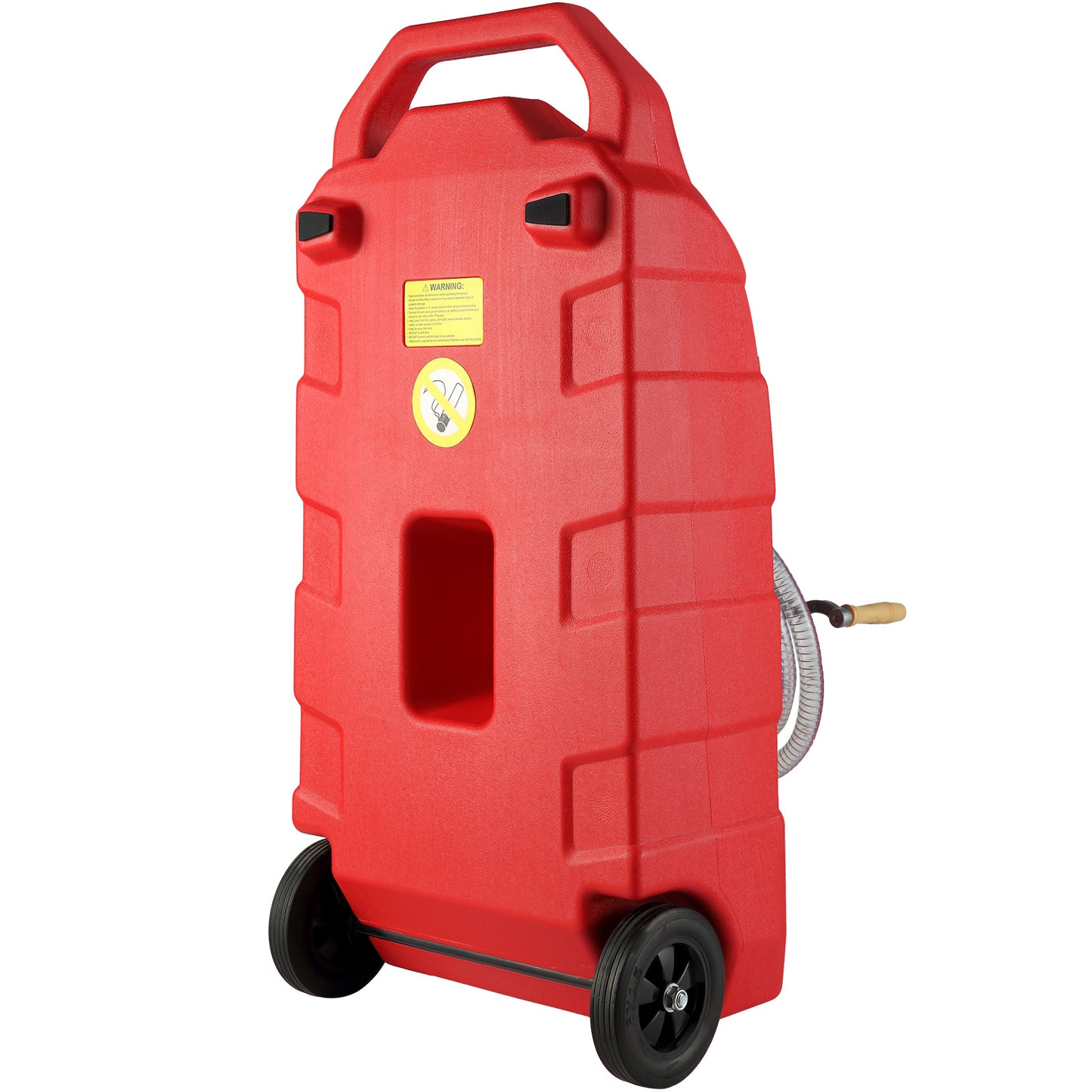 VEVOR 16 Gallon Fuel Caddy, Portable Gas Storage Tank Container With Hand  Rubber Wheels, Fuel Transfer Storage Tank For Gasoline Machine Oil Car Mowers Tractor Boat Motorcycle
