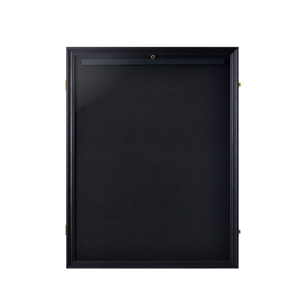 Equipped With A Straight Wooden Hanger And A Black Wooden Souvenir Storage Box