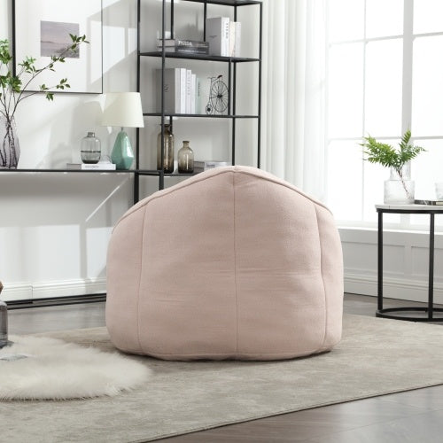 Bedding Bean Bag Sofa Chair High Pressure Foam Bean Bag Chair Material With Padded Foam Padding Compressed Bean Bag With Footrest