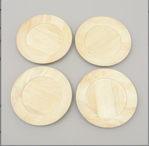 Handcrafted 13 Wood Charger Plate   Wooden Dinning Placemat Artisan Wood Tableware