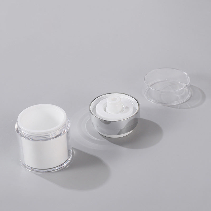 3pcs Vacuum Press-type Face Cream Bottle Liquid Leak-proof Container Dispenser Cosmetic Lotion Top Press-type Filling Bottle