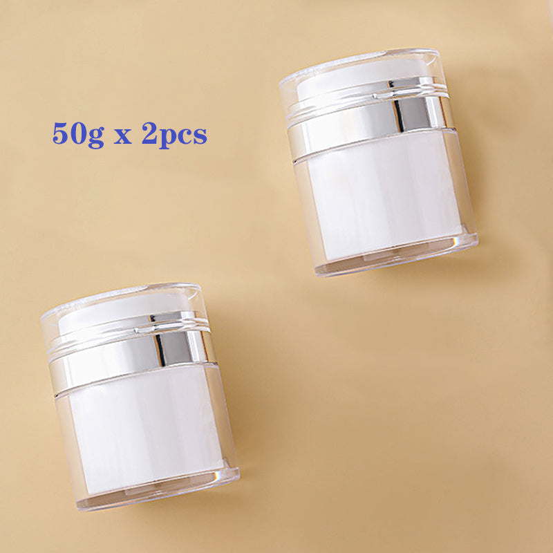 3pcs Vacuum Press-type Face Cream Bottle Liquid Leak-proof Container Dispenser Cosmetic Lotion Top Press-type Filling Bottle