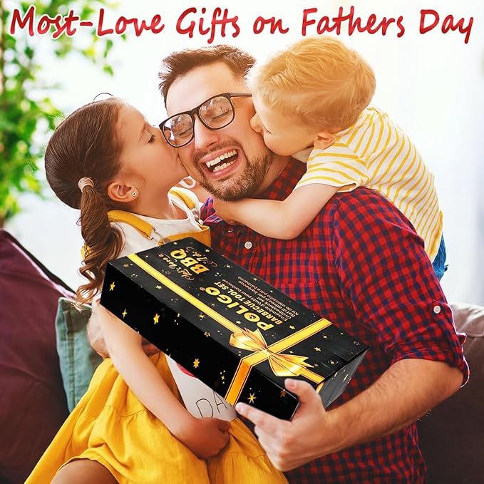 POLIGO 29 PCS BBQ Grill Accessories Stainless Steel BBQ Tools Grilling Tools Set With Storage Bag For Fathers Day Dads Birthday Presents - Camping Grill Utensils Set Ideal Grilling Gifts For Men Women