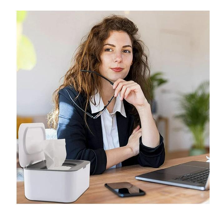 Jiayun Large Capacity Baby Wipes Box With Silicone Anti-skid Mat Keeps Wipes