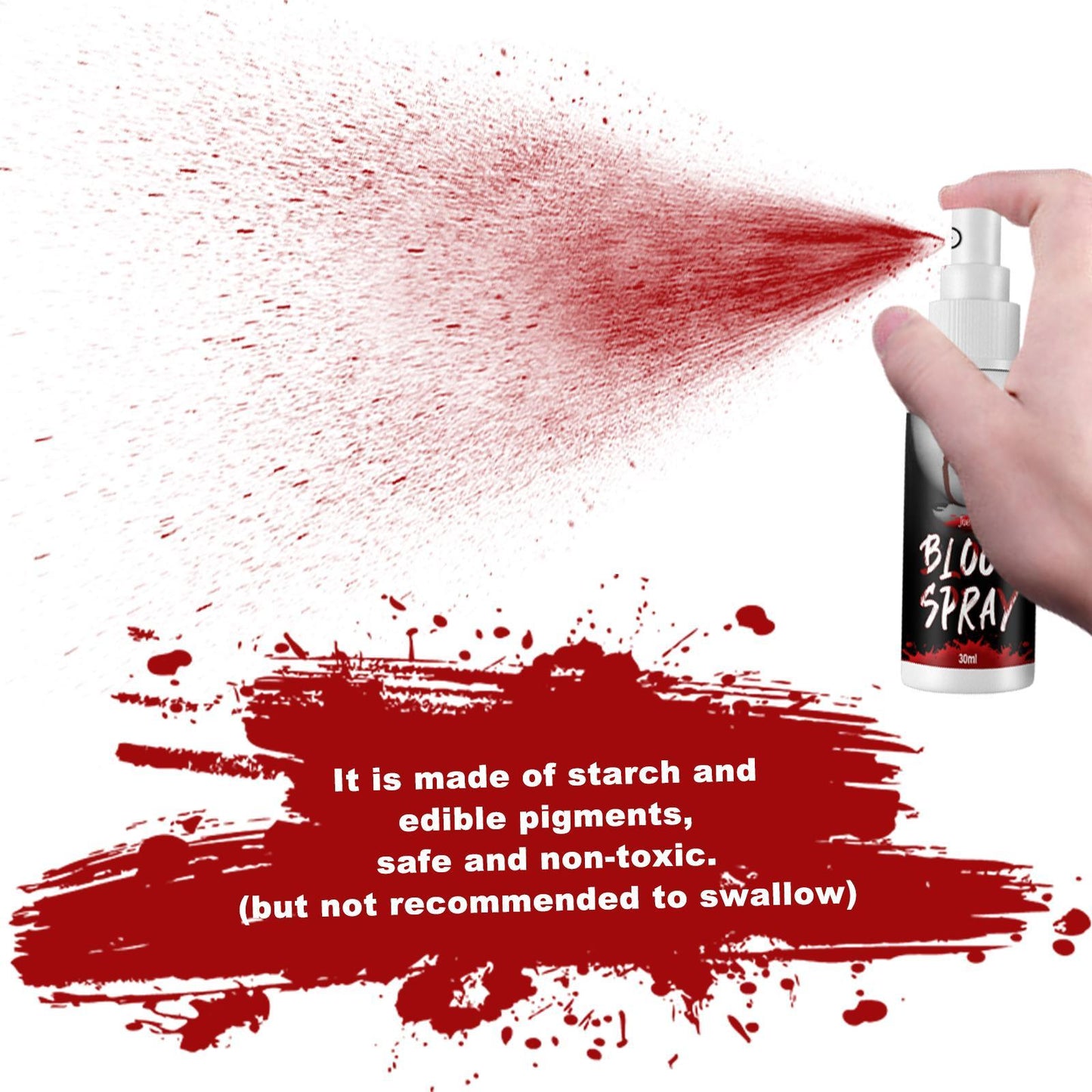 Jueyu Plasma Spray Plasma Fake Blood Vampire Zombie Artificial Blood Decoration Movie Makeup Props Plasma