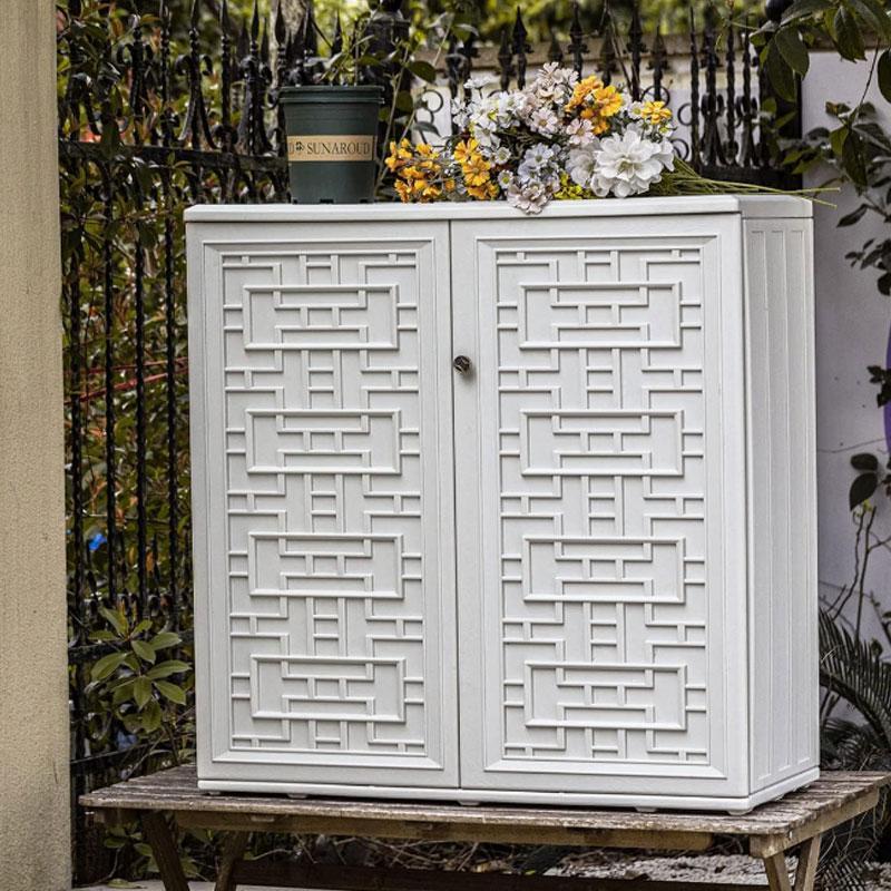 Outdoor Kitchen Garden Storage Shoe Cabinet Tool Cabinet