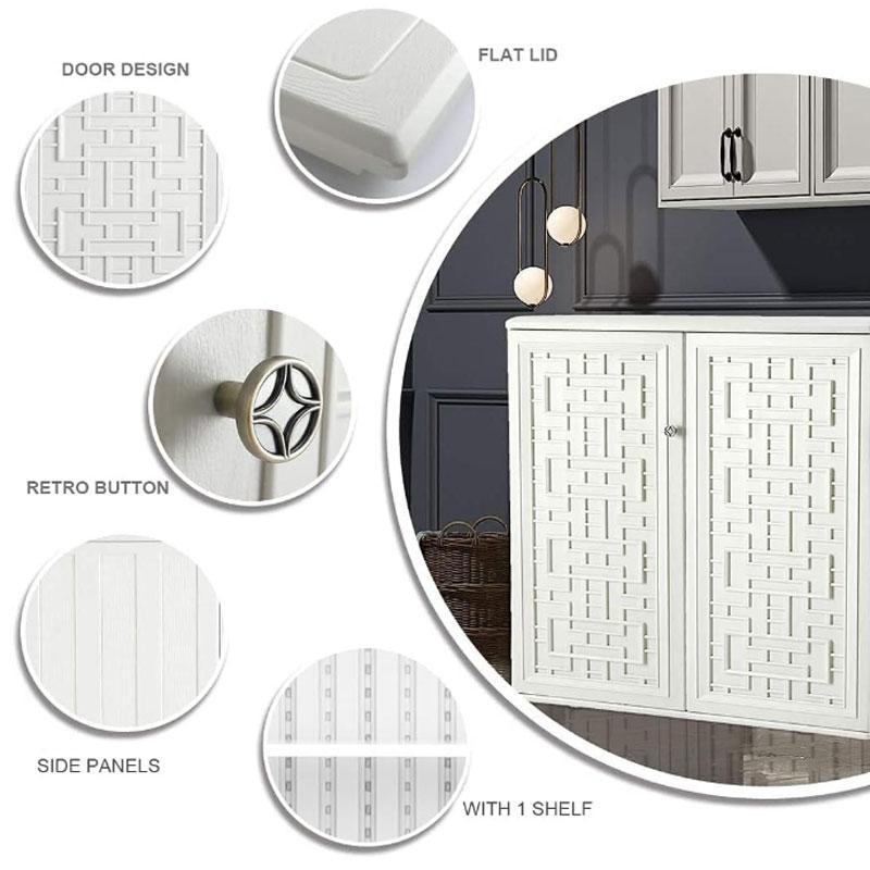 Outdoor Kitchen Garden Storage Shoe Cabinet Tool Cabinet