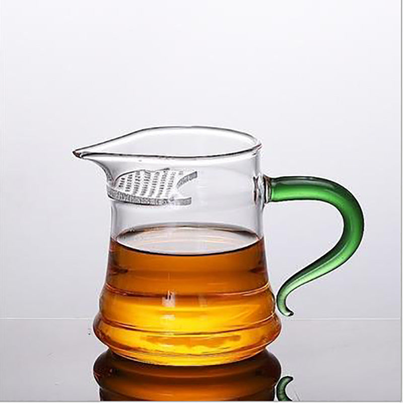 Transparent Glass Crescent Filter Justice Cup