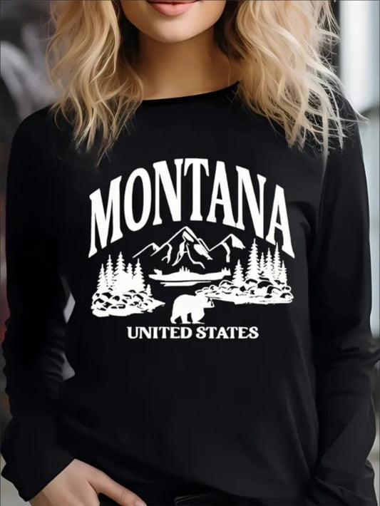 Women's Long Sleeve Hoodless Sweatshirt