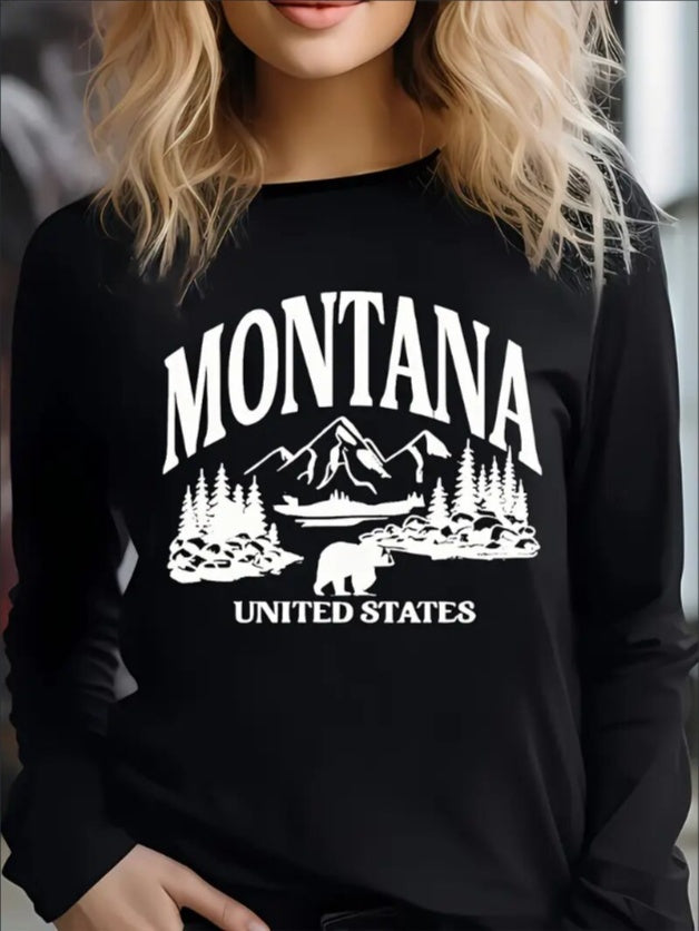 Women's Long Sleeve Hoodless Sweatshirt