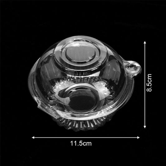 SINGLE CUPCAKE BOXES CLEAR MUFFIN HOLDER CASES DOMES CUPS PODS CONTAINERS