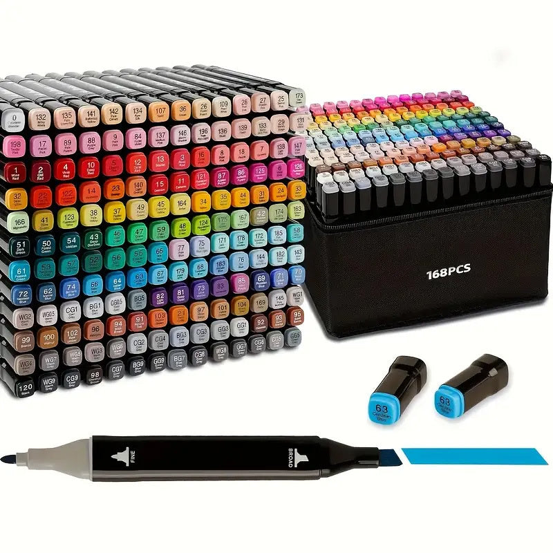 168-color Markers