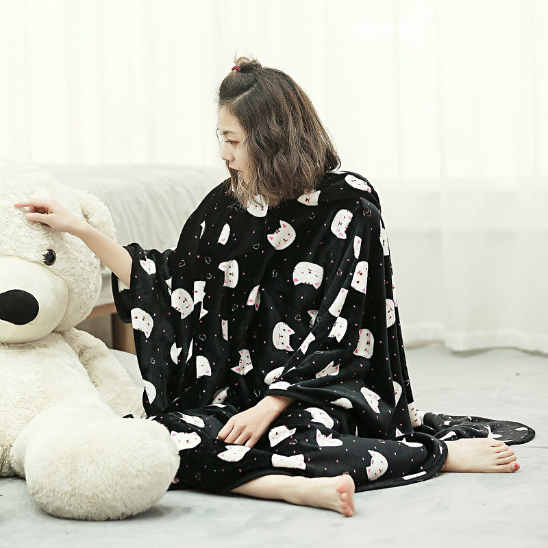 Autumn Winter Thick Coral Flannel Blanket