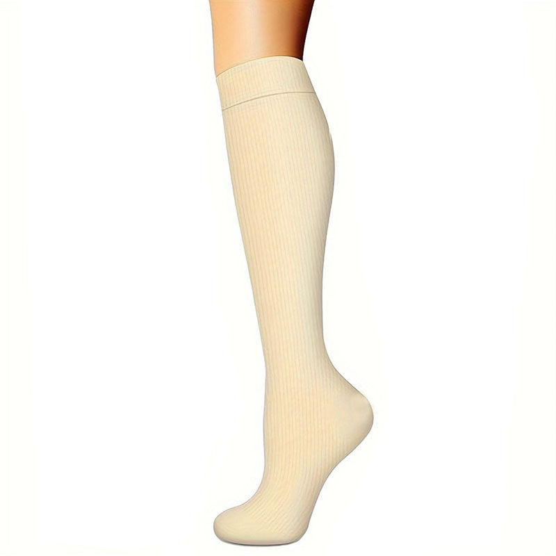 Women's Simple Printed Sports Calf Compression Stockings