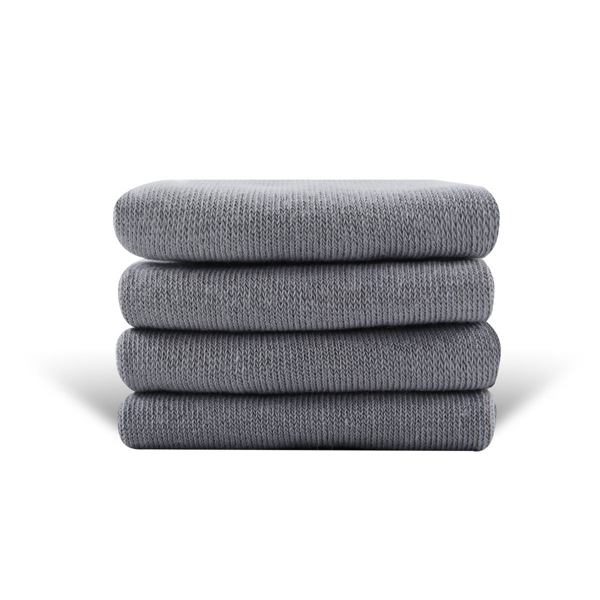 Solid Color High-elastic Mid-calf Boneless Macaron Colored Cotton Socks