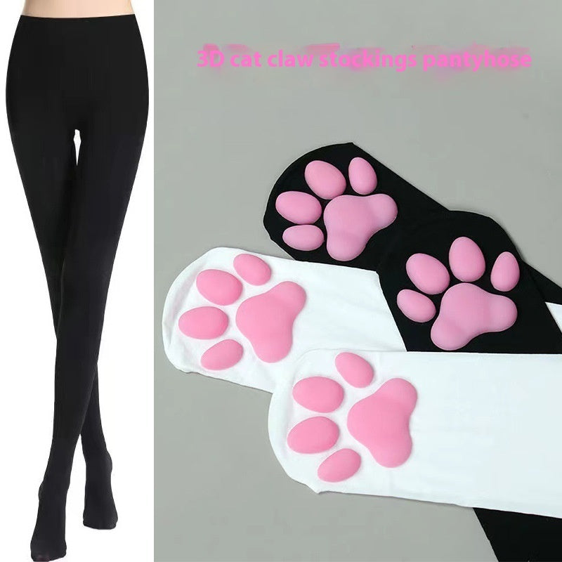 Silicone Meat Pad Cat's Paw Socks