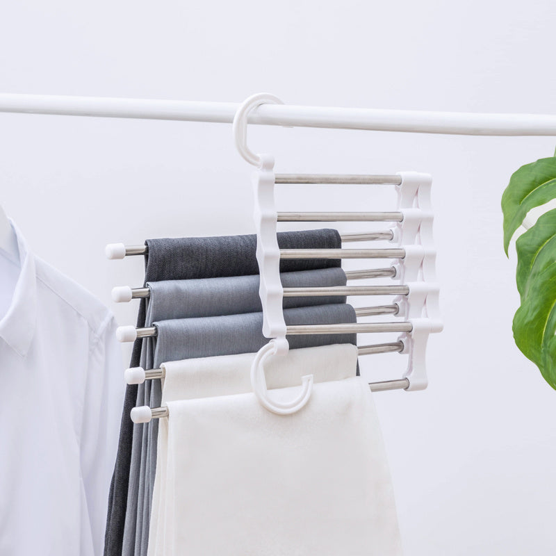 White Stainless Steel Trouser Rack Upgraded Version,Only Self-pickup Is Supported, And The Prices Shown Are All Self-pickup Prices