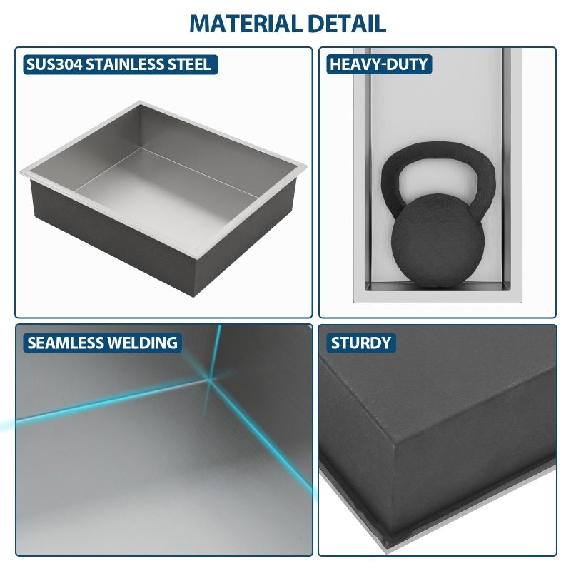 15 X 13 In Stainless Steel Shower Niche - Brushed Nickel, Waterproof, Easy Installation, Corrosion-Resistant