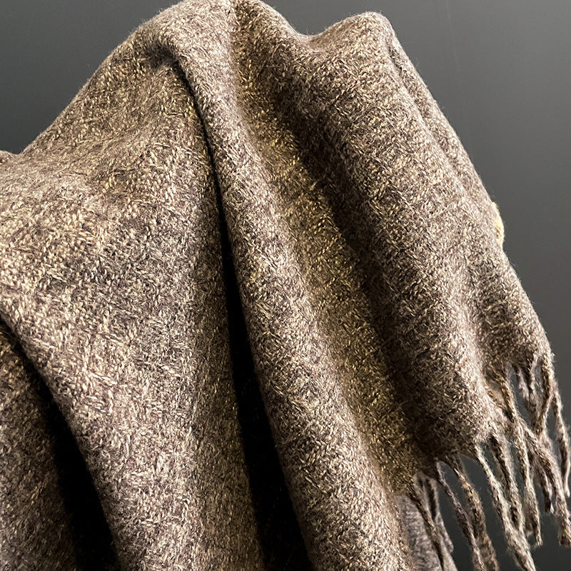 Double Sided Cashmere Thickened Student Neck