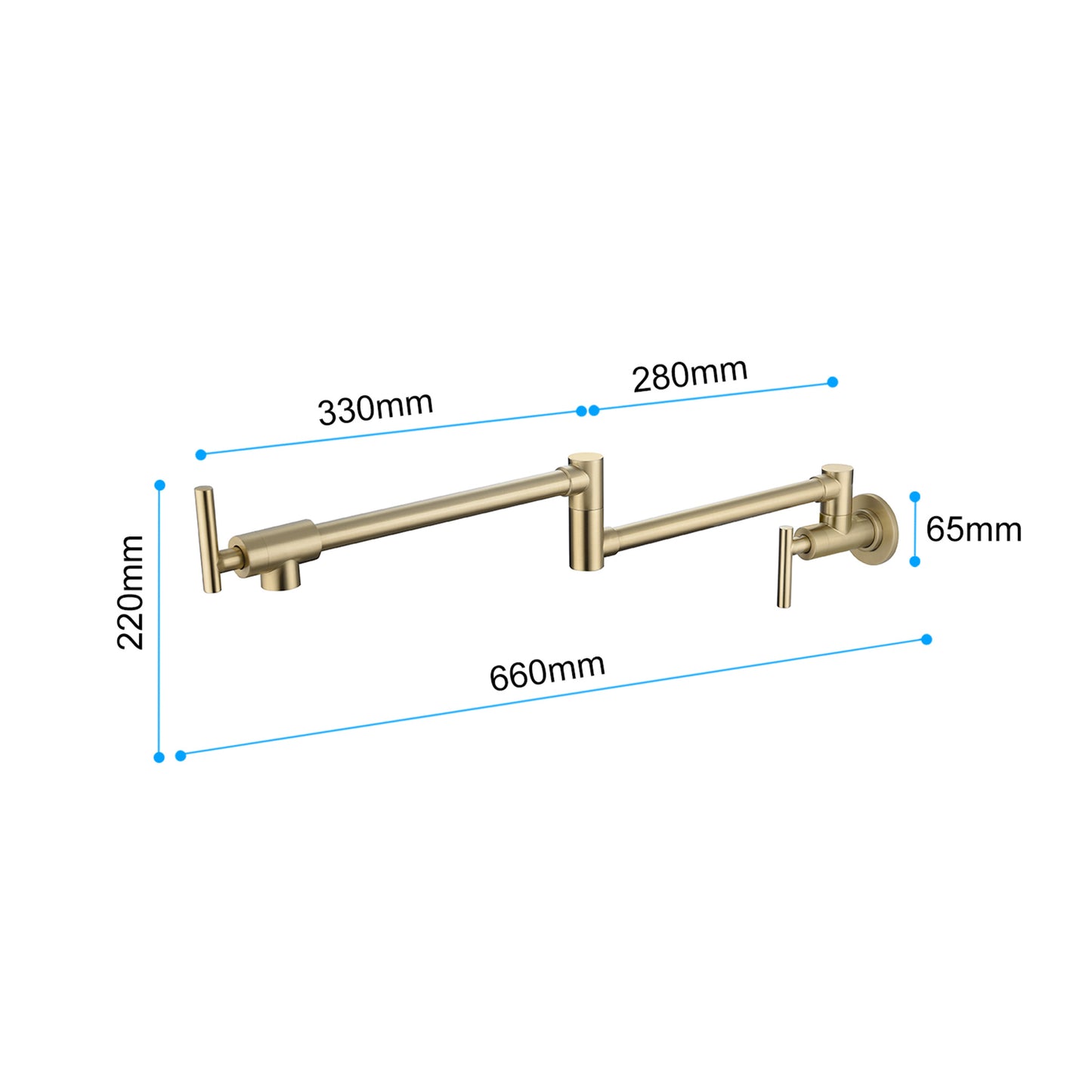 Wall Mounted Boiler Water Faucet