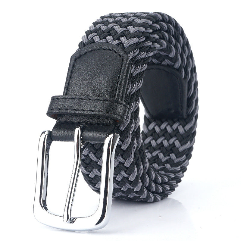 Silk Elastic Woven Elastic Men's Women's Belt Canvas Belt