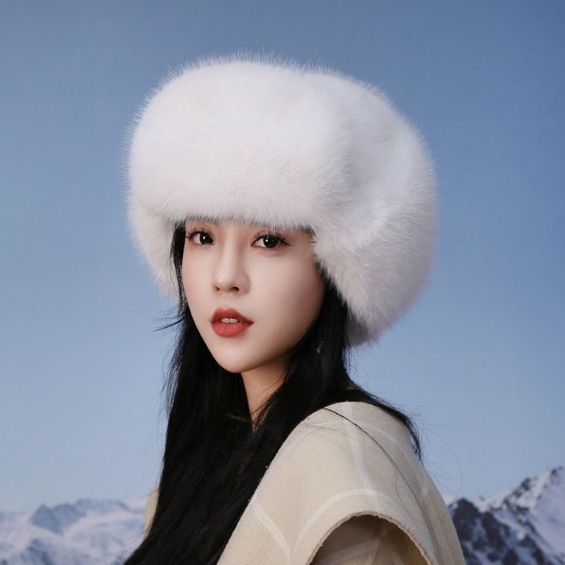 Full Fur Ushanka Thick Warm Wind-proof Cap