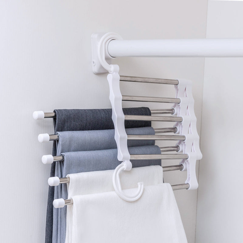 White Stainless Steel Trouser Rack Upgraded Version,Only Self-pickup Is Supported, And The Prices Shown Are All Self-pickup Prices