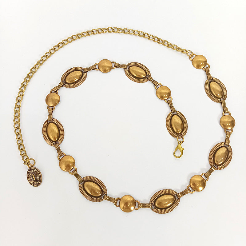 Popular Metal Retro Waist Chain For Women