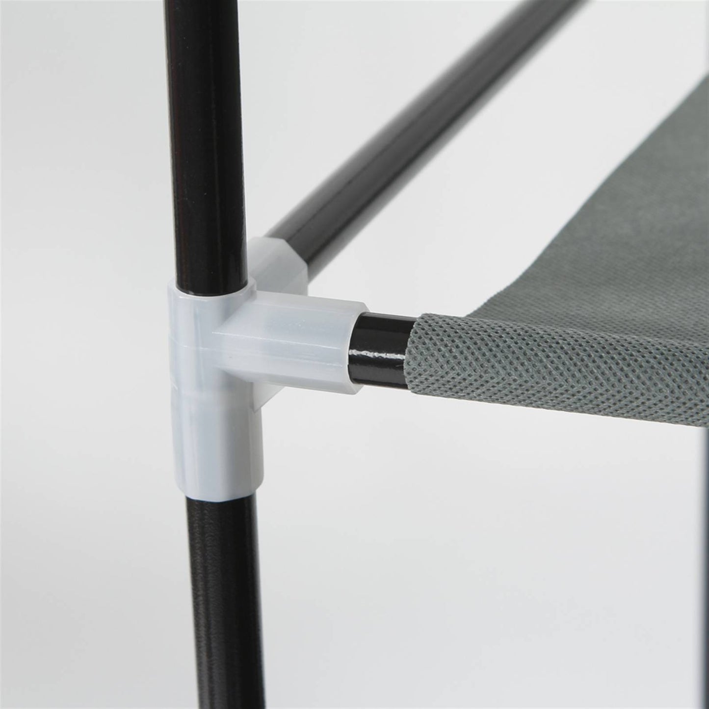 5-Layer Portable Closet Storage Organizer Wardrobe Clothes Rack With Shelves