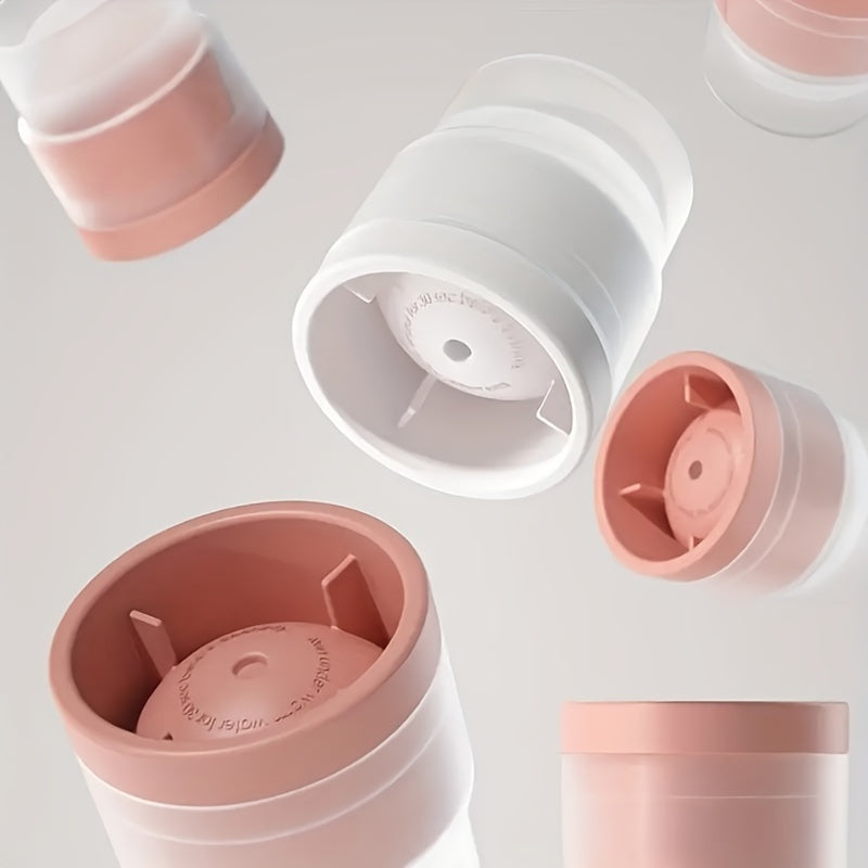 Silicone Freezer Press Sphere Ice Ball Maker Mold, Slow Melting Round Ice Cube Maker For Whiskey And Bourbon Silicone Ice Cube Tray