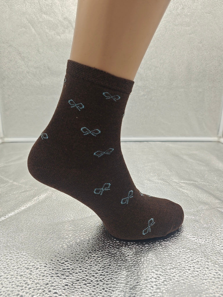 Set Of 6 12 Or 24 Pairs  Womens Colorful Bow Socks