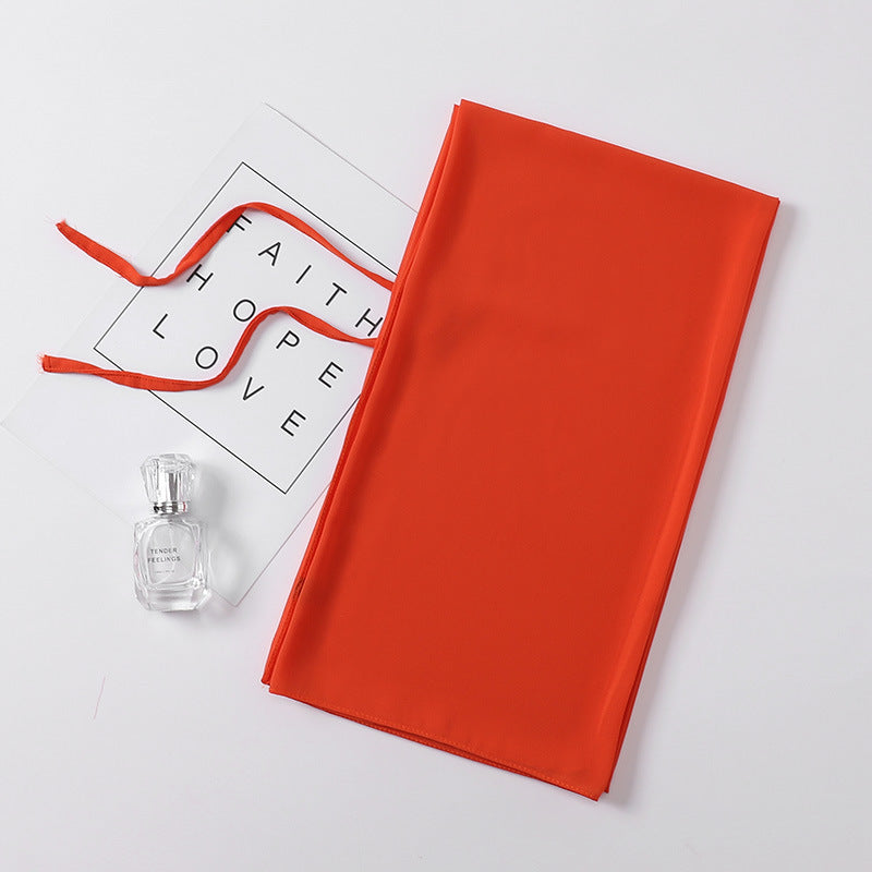 Fashion New Pearl Chiffon Bandage Gauze Scarf