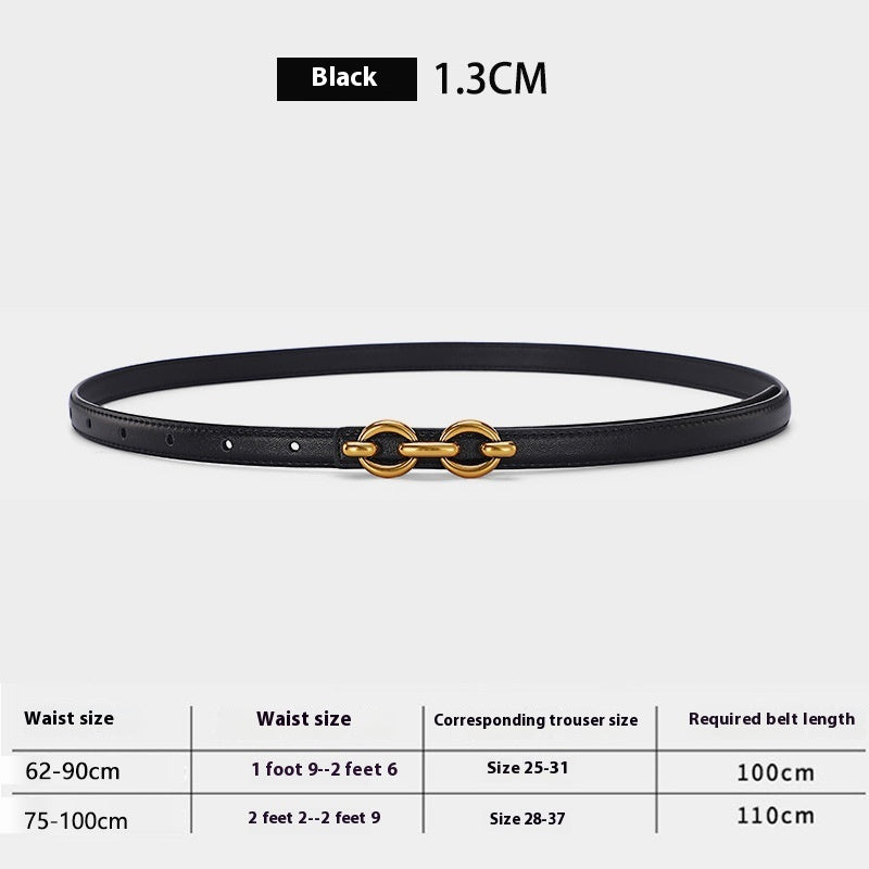 Belt Women's Fine Decoration With Suit Skirt