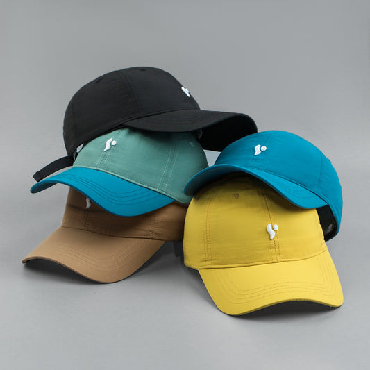 Men's And Women's Soft Top Face-looking Peaked Cap