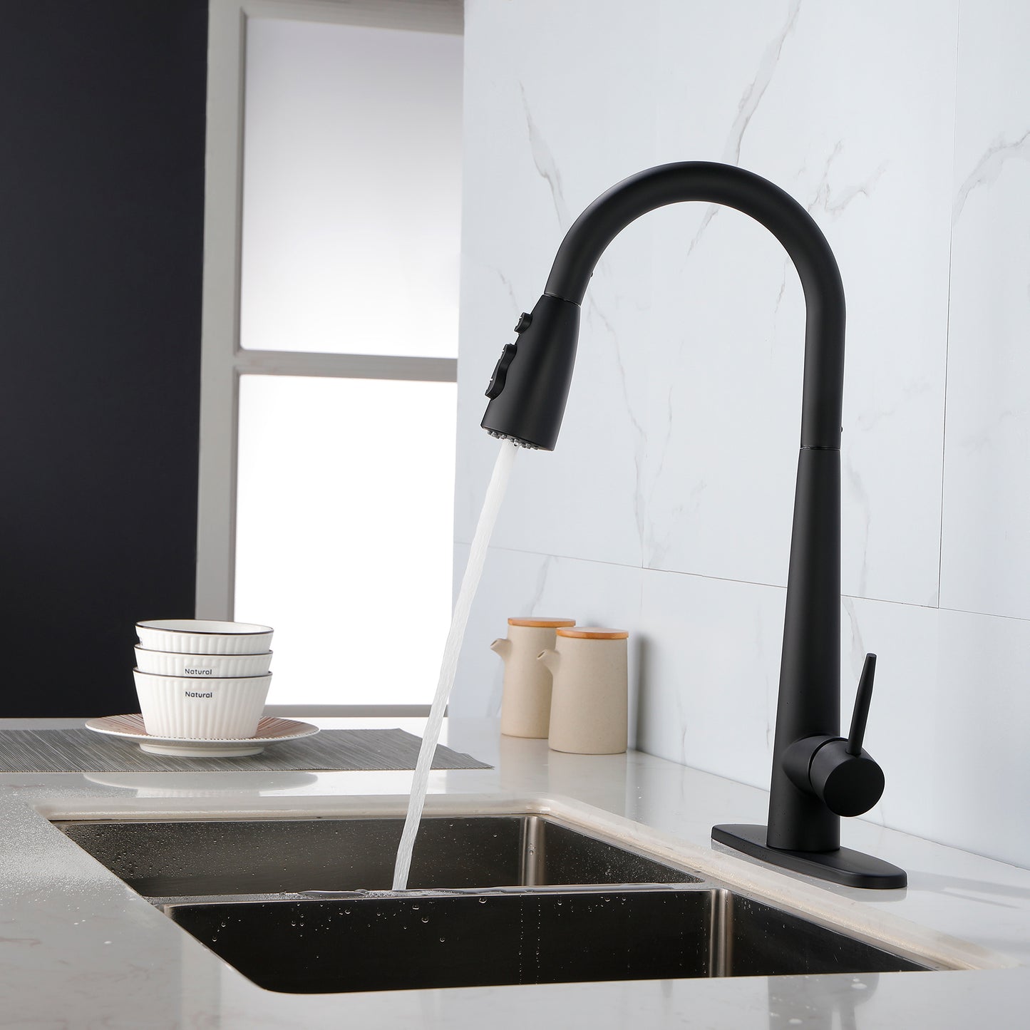 Kitchen Faucet With Pull-down Spray