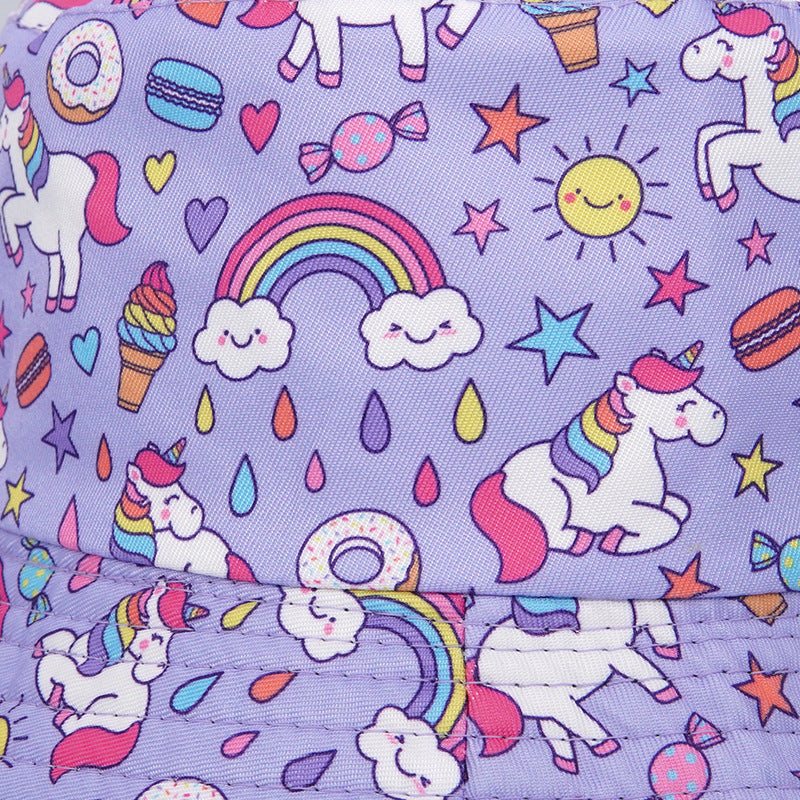 Unicorn Children's Sunscreen Cartoon Bucket Hat