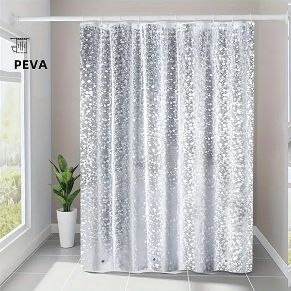 3D Pebble Pattern Shower Curtain Liner